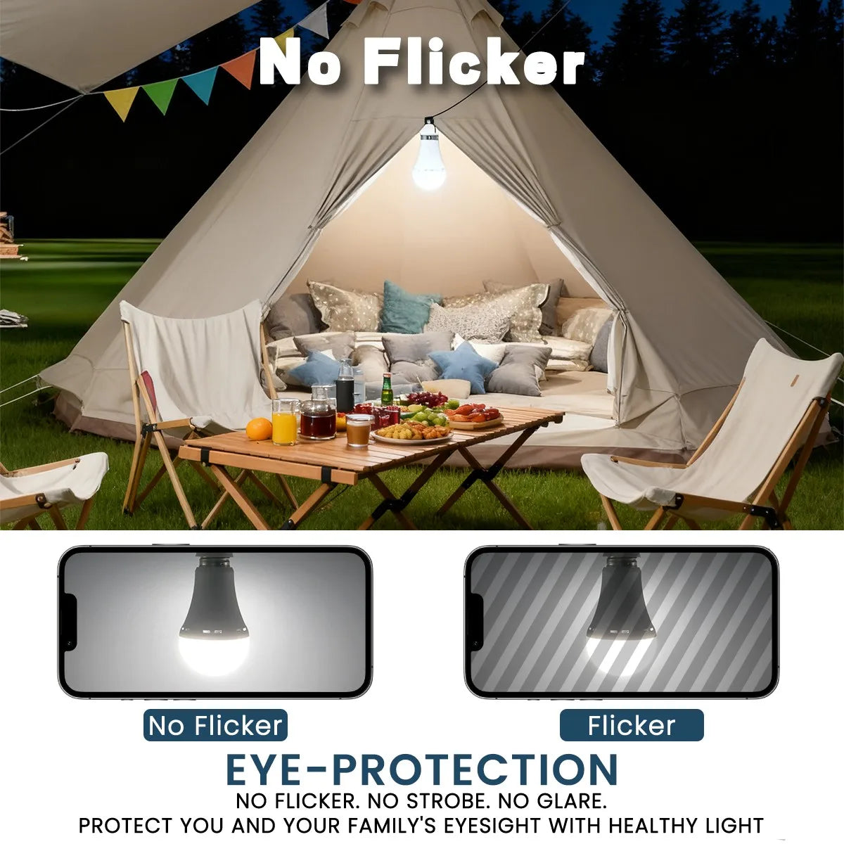 1-10 pezzi lampadina a LED ricaricabile AC100-240V E27 7W 9W 12W lampadina di emergenza per energia domestica campeggio esterno portico lampade da giardino