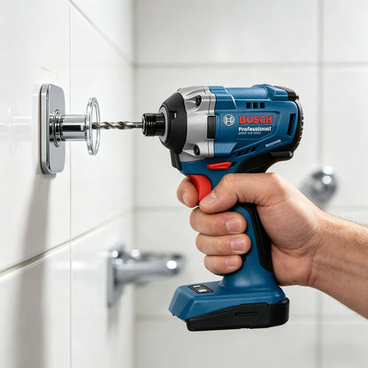 Bosch Professional GDR 18V-215 Avvitatore a Impulsi Cordless Brushless 18V, 215Nm di Coppia Elevata