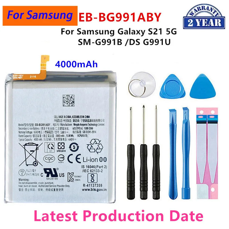 Batteria nuovissima per Samsung Galaxy S21/S21 Ultra/S21Plus/S20 FE/A41/A51 5G/A70/Note 20/ Nota 20 Ultra/A02S