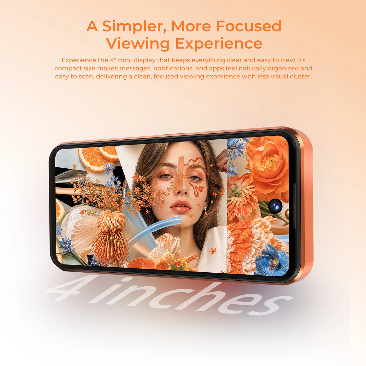 OUKITEL C17 mini, smartphone compatto, fino a 12 GB di RAM (3+9) + 32 GB di ROM, telefono tascabile ultra compatto, display mini da 4 pollici, batteria da 2300 mAh, tecnologia Gemini AI, smartphone Android sbloccato.