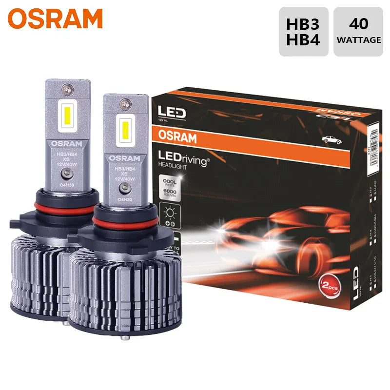 OSRAM H4 H7 H11 LED XLZ-40W Faro per auto H8 H16 HB3 HB4 9005 9006 9012 LEDriving Super Bright 6000K LED bianco Auto Upgarde Lampade