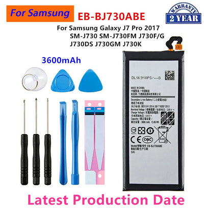 Batteria nuova di zecca per Samsung Galaxy S6 S6 Edge/Plus S7 S7 Edge S8 S8 Plus + S9 S9 Plus S10 S10E S10 Plus J5 Pro J7 Pro