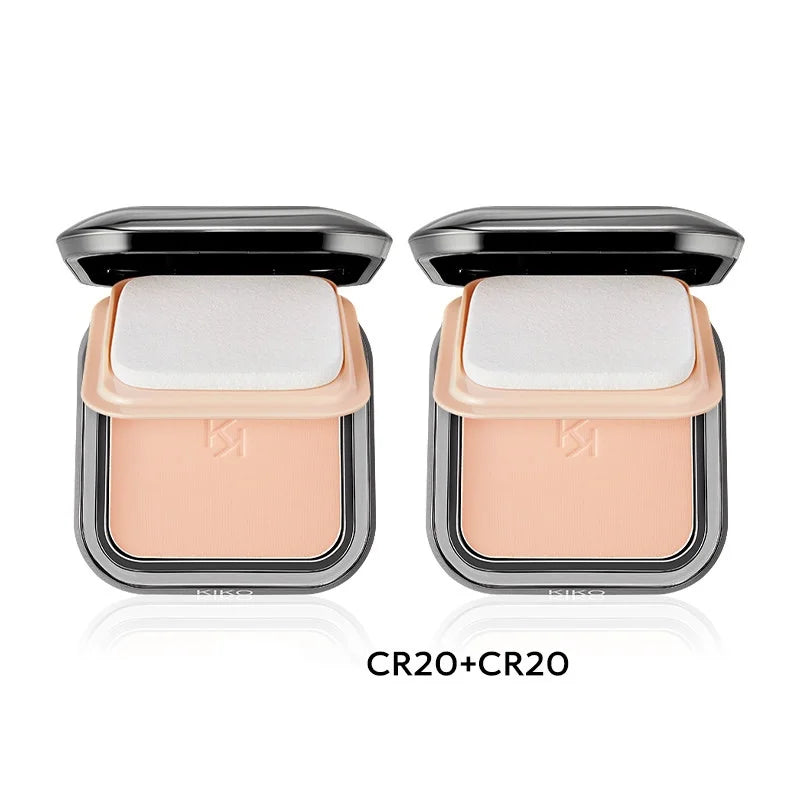 KIKO Milano 3D Hydra Lip Gloss & Wet Dry Powder Foundation, Effetto Volumizzante, Lucentezza a Specchio, Idratante, Non Appiccicoso, Effetto Vetro, Trucco Liscio