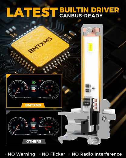 BMTxms 2PCS H27 881 H27W H27W2 LED Fendinebbia 20000LM 40W Per Hyundai Ssangyong Daewoo KIA Lampadina per auto 6500K Bianco 3000K Giallo