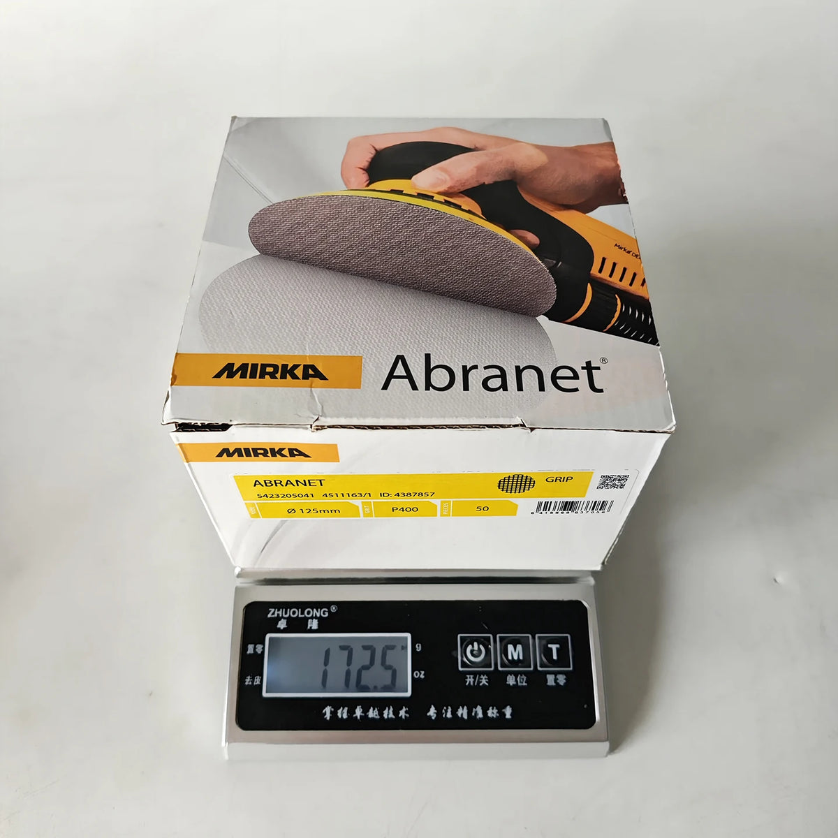 Finlandia MIRKA ABRANET Carta vetrata a rete secca senza polvere, carta vetrata a rete da 5 pollici (125 mm), ideale per la riparazione e il rifinitura della vernice