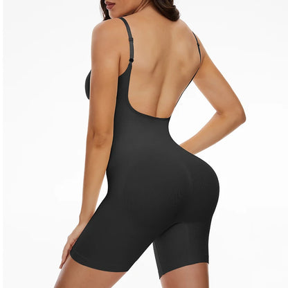 Nuovo Body Modellante a Vita Bassa da Donna in Rete, con Effetto Solleva Glutei, Liscio, Senza Schienale, Modellante Corpo, Contorno Snellente e Corsetto Pancia Piatta