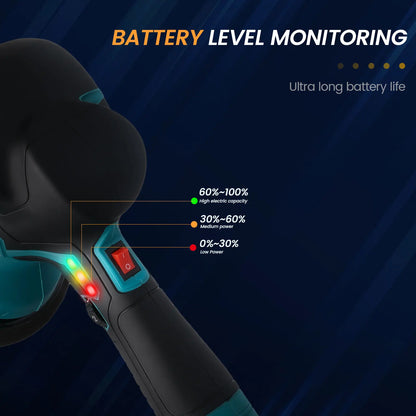 Lucidatrice Orbitale Elettrica Senza Fili Podofo 6 Pollici, Kit Mini Lucidatrice a 6 Velocità Variabili 5500RPM per Auto e Barche, con 2 Batterie Ricaricabili