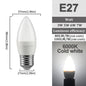 5-12pcs E14 E27 Lampadina Led 220V 110V 3W 5W 6W 7W Illuminazione Calda 3000K 6000K Lampada a Candela Led Lampadario Luce per la Decorazione Domestica
