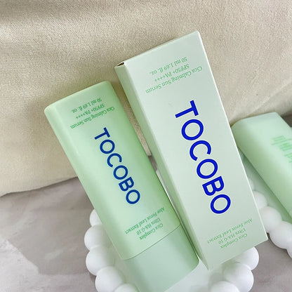 TOCOBO Sun Stick Collection Cotton Soft Waterproof Cooling Blue Green SPF50+ PA++++ Stick Solare Leggero Portatile per Applicazione Ripetuta