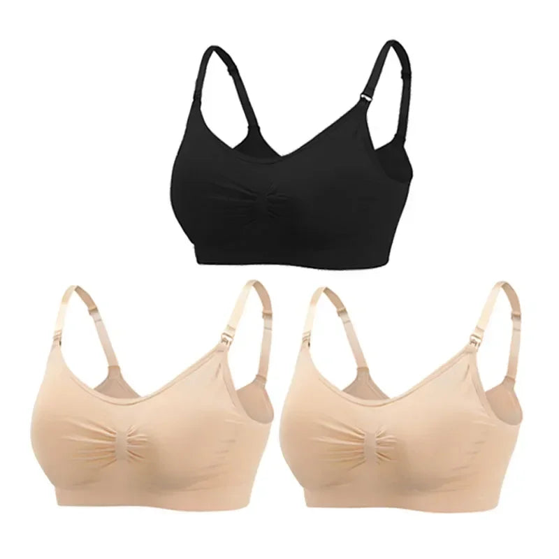 3 Pz/lotto Maternità Reggiseni Allattamento Cotone Allattamento Al Seno Donne Incinte Gravidanza Biancheria Intima Allattamento Al Seno Reggiseno Abbigliamento Lactancia