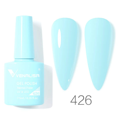 VENALISA Smalto gel per unghie da 7,5 ml Sparkle Glitter Diamante Brillante Colori estivi Semi permanente Soak off Vernice gel per unghie UV LED