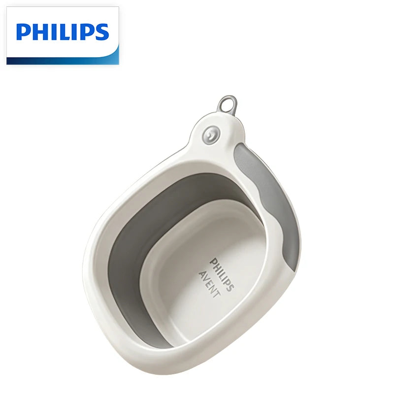 Philips Avent Vaschetta Pieghevole Antibatterica per il Bagnetto del Bambino 4,5L Vaschetta Portatile Resistente alle Cadute per il Bagnetto dei Neonati