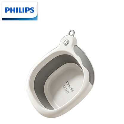 Philips Avent Vaschetta Pieghevole Antibatterica per il Bagnetto del Bambino 4,5L Vaschetta Portatile Resistente alle Cadute per il Bagnetto dei Neonati