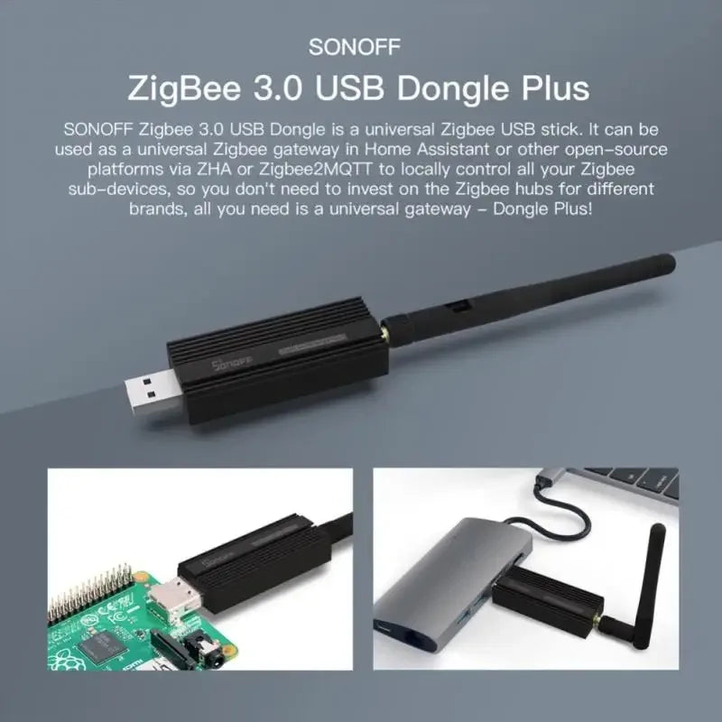 Sonoff Zigbee 3.0 Dongle USB Plus ZBdongle-E Gateway Zigbee wireless Interfaccia USB Acquisizione EFR32MG21 Controllo vocale Google Home
