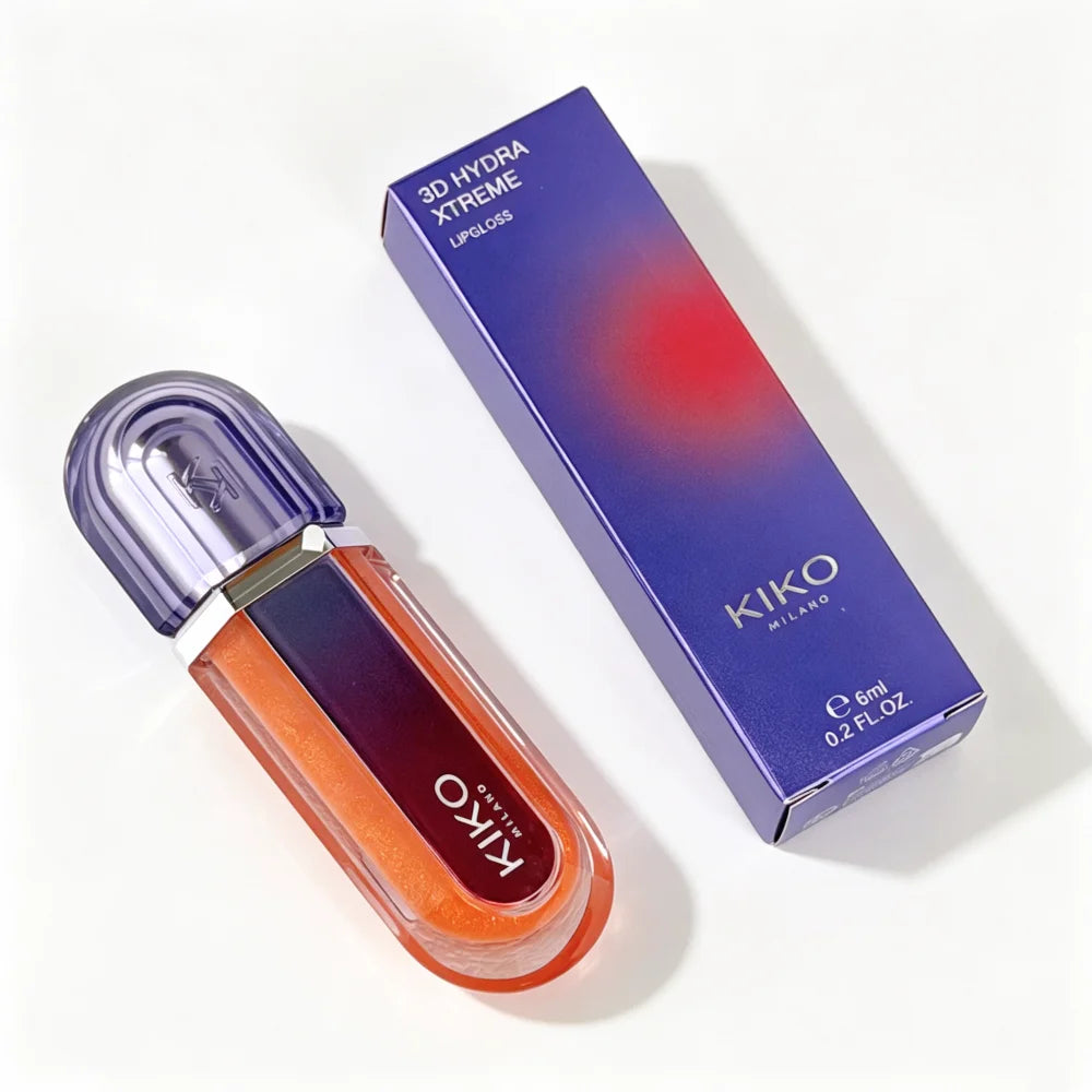 Nuovo KIKO MILANO Edizione Limitata Lucidalabbra 3D Hydra Effetto Volumizzante, Glaze per Labbra Effetto Specchio Trasparente, Rossetto a Lunga Durata, Cosmetico Idratante Naturale