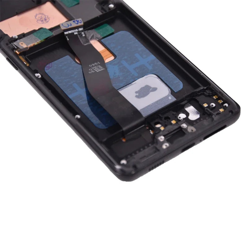 Display LCD AMOLED G998 per Samsung S21 Ultra 5G G998U, Schermo Touch con Digitalizzatore per Samsung S21 Ultra G998B con Cornice