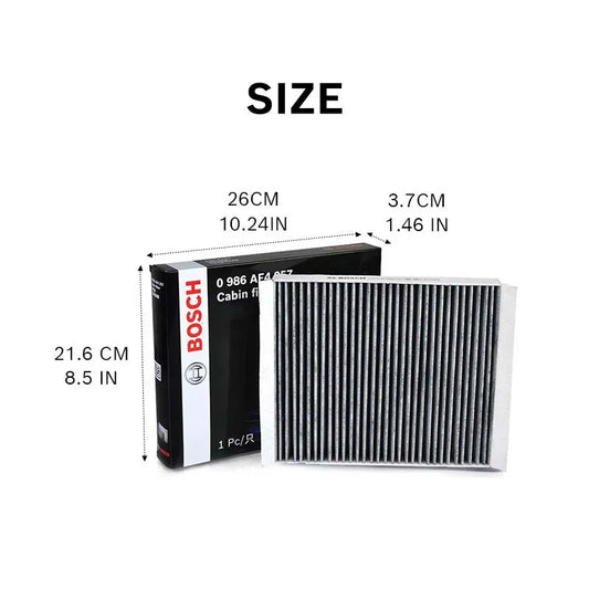 Filtro abitacolo attivato Bosch AF4257 per Opel/Vauxhall Astra Insignia Meriva; per Chevrolet Cruze Captiva【OE:1808246,52420930】