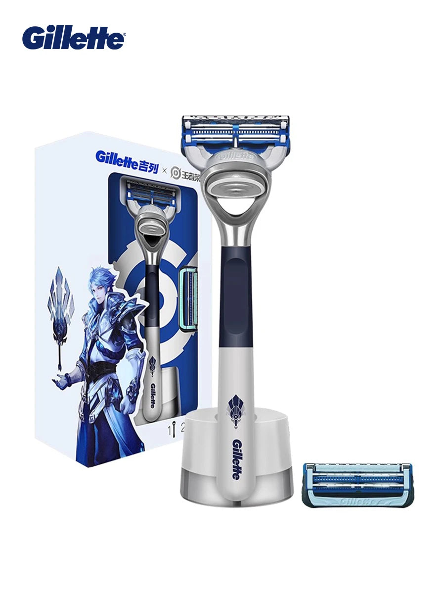 Rasoio da barba Gillette SkinGuard da uomo con pelle sensibile Rasoio da barba delicato ed efficiente