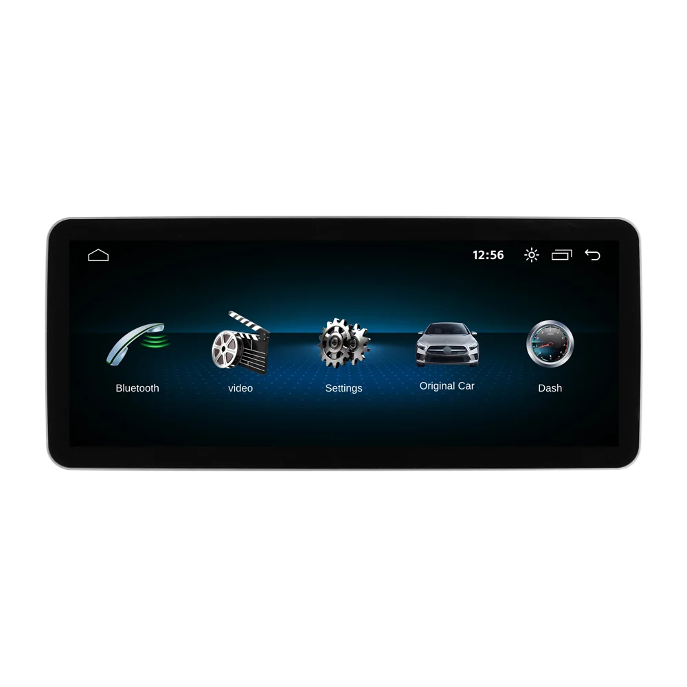 Mekede, schermo da 12,3 pollici, risoluzione 2K, sistema di navigazione GPS con CarPlay e Android Auto, autoradio multimediale con sistema operativo Linux per Mercedes Benz C W205, GLC X253, Classe V W447, lettore video 4K.