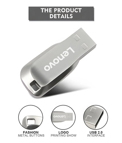Chiavetta USB 3.0 Lenovo 512GB 256GB 64GB Mini Portatile 1TB 128GB per PC Laptop Desktop Backup Dati