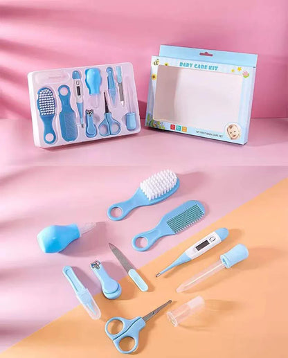 10 Pz/set Kit Assistenza Sanitaria Per Bambini Unghie Capelli Assistenza Sanitaria Termometro Spazzola Per Toelettatura Clipper Massaggiagengive Spazzolino Da Denti Elementi Essenziali Per Bambini