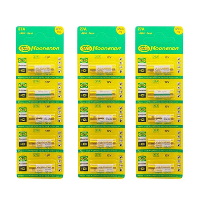 Batteria Alcalina 12V 27A L828 G27A MN27 MS27 GP27A A27 V27GA A27BP K27A VR27 per Campanelli, Allarmi, Telecomandi, Mouse