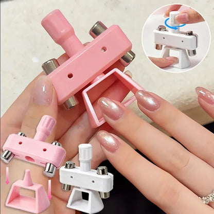New Rotatable Glass Bead Cat-Eye Nail Art Magnet Gyroscope 3D Strong Magnet No Skills Cat Eye Effect Nail Art Tool for Beginners