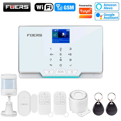 Sistema di Allarme di Sicurezza Wireless G20, GSM WIFI, Compatibile con il Sistema Tuya Smart Home per Casa Intelligente, Controllo Remoto tramite App Smart Life