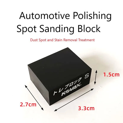 33mm/27mm Giappone ATPRO Palmare Kit di blocchi di molatura Kit di strumenti per lucidatura superficiale di vernice per auto Supporto carta vetrata autoadesiva grana 800