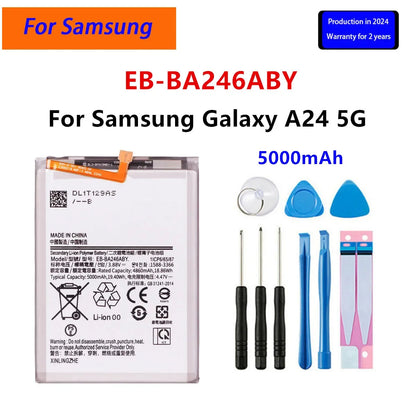 Batteria EB-BA336ABY EB-BA166ABY EB-BA546ABY per Samsung Galaxy A33 A53 A25 A13 5G /A15 A16 A24 4G 5G / A42 A72 A32 A54 A35 5G
