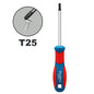Set di Cacciaviti Torx T8 T10 T15 T20 T25 T27 T30 T40 in Cromo Vanadio con Punta Magnetica Antiruggine, Manico in TPR, Alta Coppia, Utensile a Stella