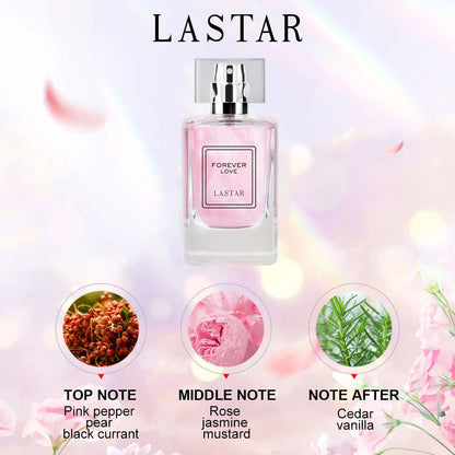 LASTAR Profumo da donna, regali di Natale. Totale 100 ml/3,38 fl oz, profumo di rosa, fragranza a lunga durata, atmosfera di datario
