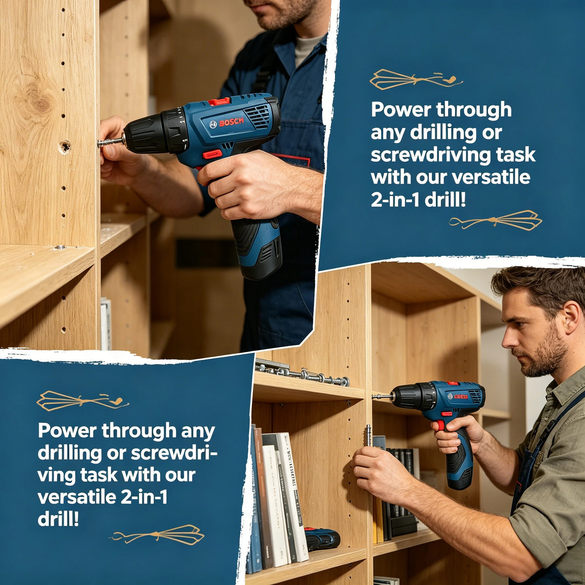 Trapano Elettrico Bosch Professional GSR120-LI 12V, Avvitatore a Batteria Multifunzione, Utensile Elettrico per Casa
