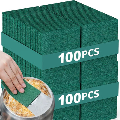 10-200 pz Scrub Pad Cucina Domestica Rimozione Olio Lavapiatti Pentola Pad Senza Graffi Multiuso Riutilizzabile Pulizia Dishrag