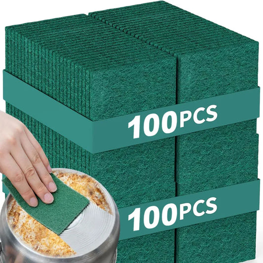 10-200 pz Scrub Pad Cucina Domestica Rimozione Olio Lavapiatti Pentola Pad Senza Graffi Multiuso Riutilizzabile Pulizia Dishrag