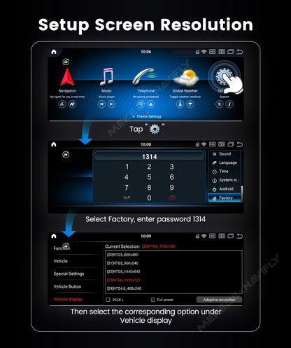 MEKEDE 10.25/12.3” QLED Snapdragon 4G Wireless CarPlay Auto per Mercedes Benz Classe C W205 S205 2014-2018 Lettore multimediale per auto