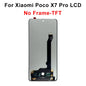 Display OLED da 6,67" per Xiaomi Poco X7 LCD 24095PCADG, display touch digitizer per Poco X7 Pro, schermo 2412DPC0AG, parti di assemblaggio