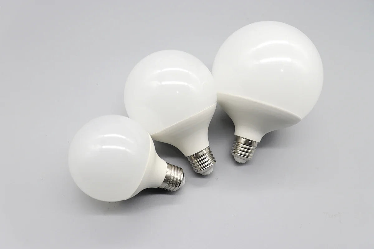 Confezione da 2 lampadine LED a globo con base E27 G80 G95 G125 10W 12W 18W 40 Watt Lampadine LED Edison equivalenti, bianco caldo 3000K 6000K Latte