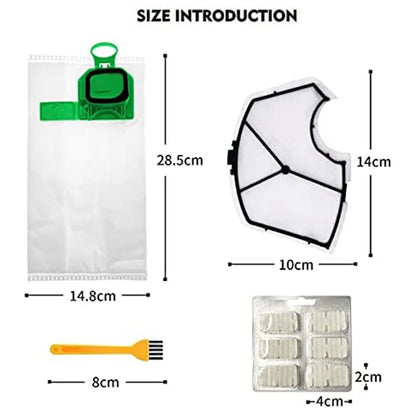 Kit Sacchetti Compatibili per Aspirapolvere Vorwerk Kobold VK140 VK150
