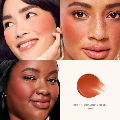 Blush Liquido Leggero e Naturale Hot Fashion Rare Beauty Soft Pinch Matte Bouncy Cushiony Cream-to-Powder