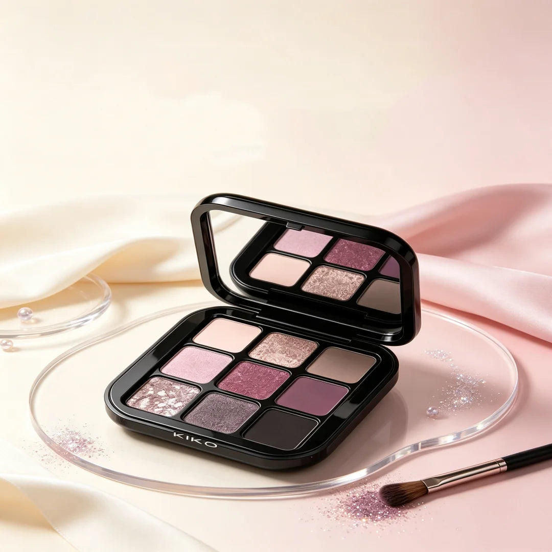 KIKO Milano 3D Hydra Lip Gloss & Wet Dry Powder Foundation, Effetto Volumizzante, Lucentezza a Specchio, Idratante, Non Appiccicoso, Effetto Vetro, Trucco Liscio