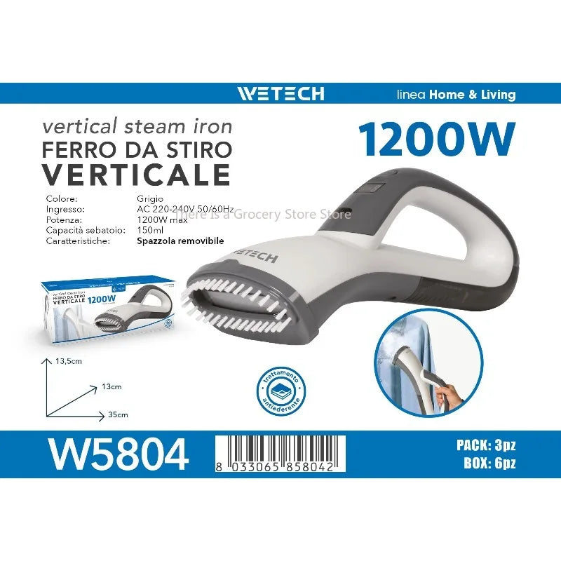 Ferro da Stiro Elettrico Portatile Mini, Ferro a Vapore per Vestiti, Ferro Regolabile con Piastra in Ceramica, Modelli W5801, W5802, W5803, W5804, W5806