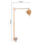 Carillon girevole per neonati Culla Imitazione Colore legno Appeso Sonaglio Bambino Lenitivo Giocattoli musicali 0-12 mesi Regalo per bambini