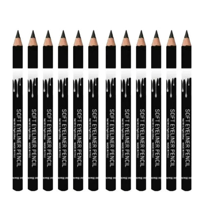 1/12 pezzi Eyeliner Bianco per Trucco Occhi, Lunga Durata, Facile da Applicare, Illuminante per Occhi, Impermeabile, Matite Eyeliner alla Moda, Strumenti per il Trucco degli Occhi