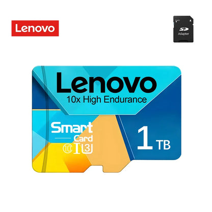 Scheda Micro SD ad alta velocità Lenovo 1TB 512GB Supporta 4K Ultra HD 128GB 64GB 256GB Memoria Flash per Drone Telefono Telecamera di Sicurezza CCTV