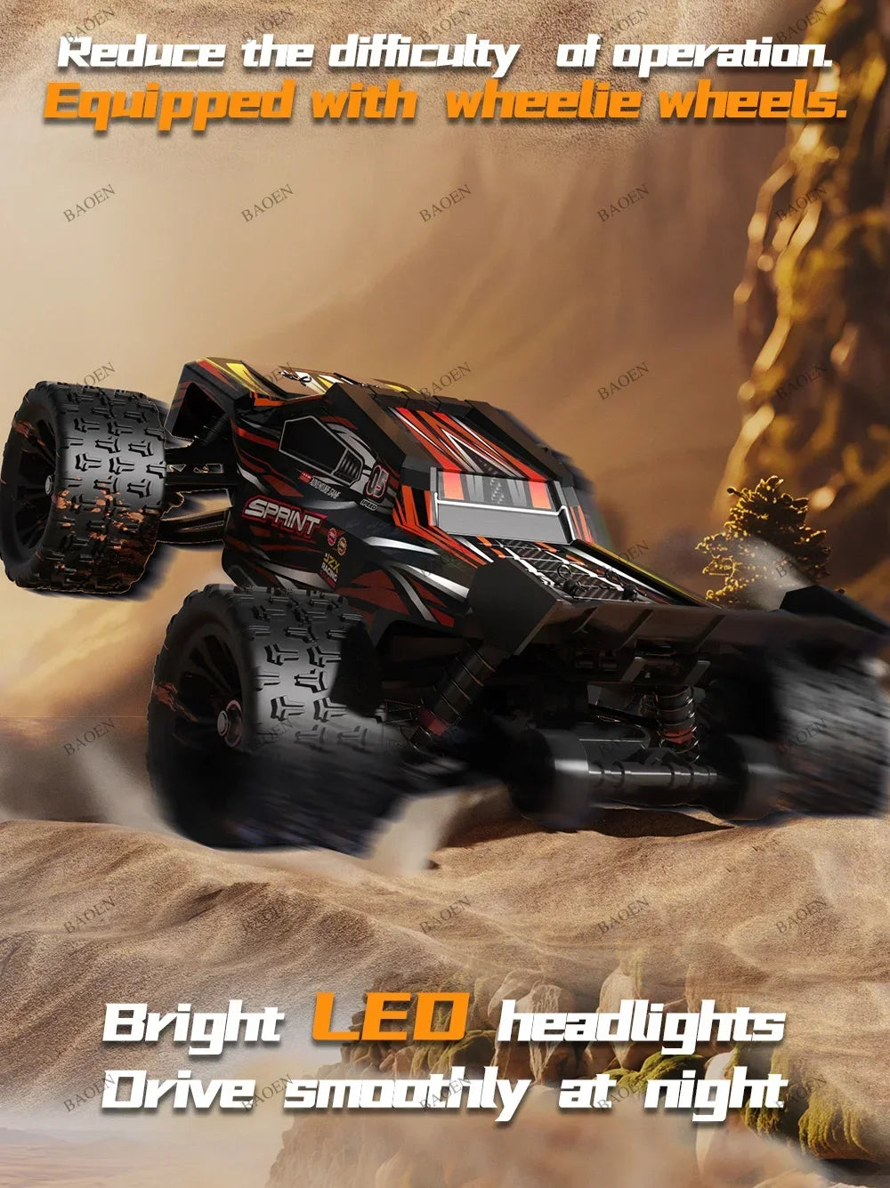 SCY9522PRO Auto RC ad alta velocità 85 km/h, brushless, 4WD, da fuoristrada e drift, telecomandata, 1:16, auto da corsa professionale SCY9522 50 km/h