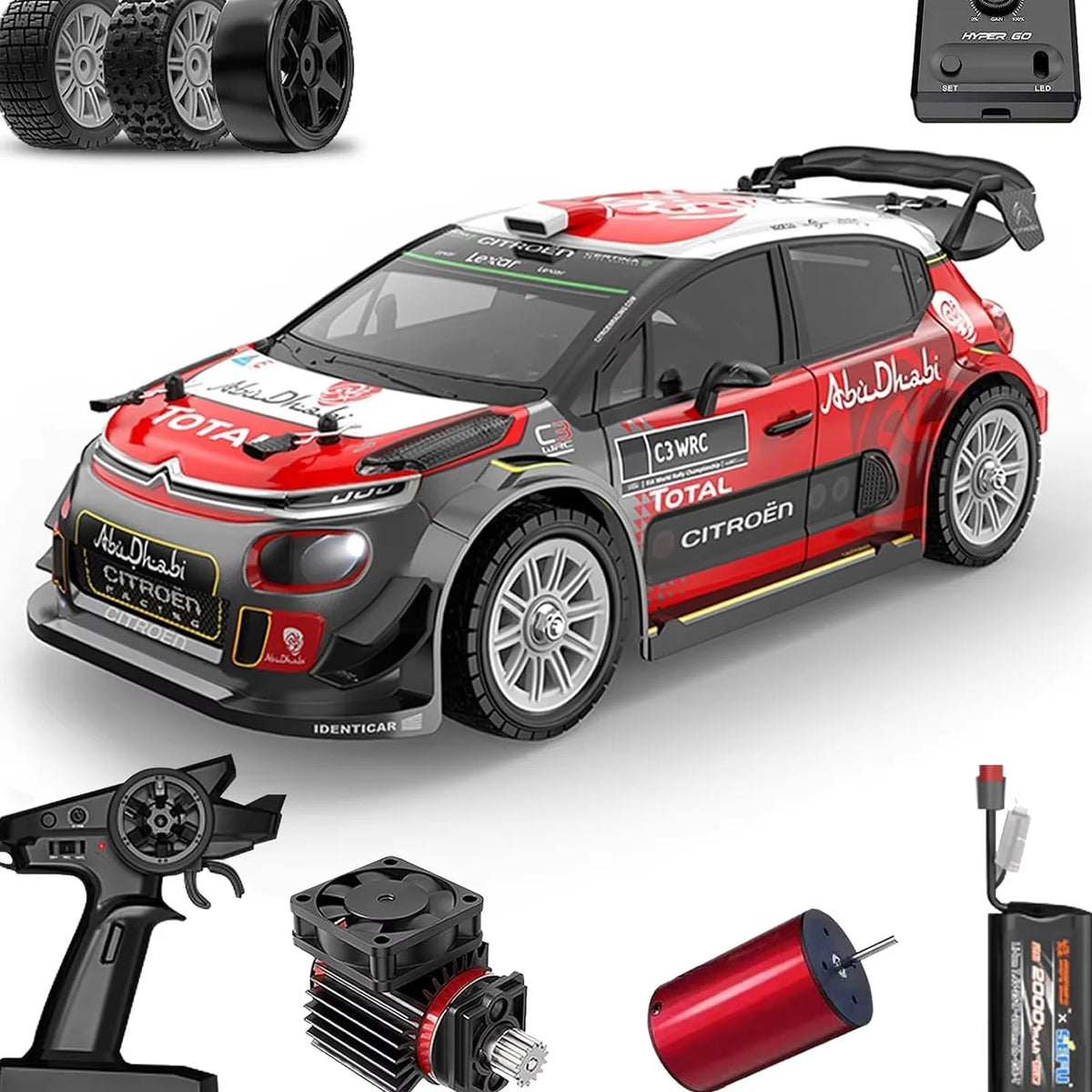 MJX Hyper Go 14303 1/14 4WD RC Auto 65 km/h Brushless 2.4G Auto telecomandata Off-road Ad alta velocità RC Auto Camion giocattolo