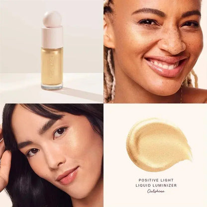 Bronzer Liquido Rare Beauty Soft Pinch per Contorno Viso, Effetto Dermo, Leggero, Facile da Sfumare, Trucco Naturale per Scolpire e Ombreggiare, per Uso Quotidiano