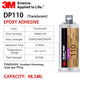 Adesivo Epossidico Originale 3M DP110 Scotch-Weld 50ML Colla Strutturale Flessibile Bicomponente per Metallo Plastica Legno Ceramica