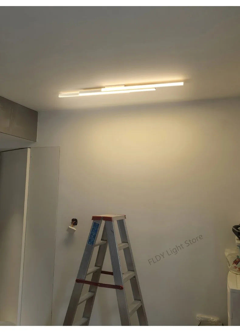 Lampada da soffitto moderna linea Luci a LED Soggiorno Sala da pranzo Camera da letto principale Apparecchio Lampadario a soffitto Sconce da parete Apparecchio di illuminazione